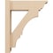 Ekena Millwork 6-in W x 18-in D x 22-in H Balboa Trad Rough Cedar Woodgrain TimberThane Outlooker, Primed Tan OUTUR060X18X22BOA04RCPR - alternate 2